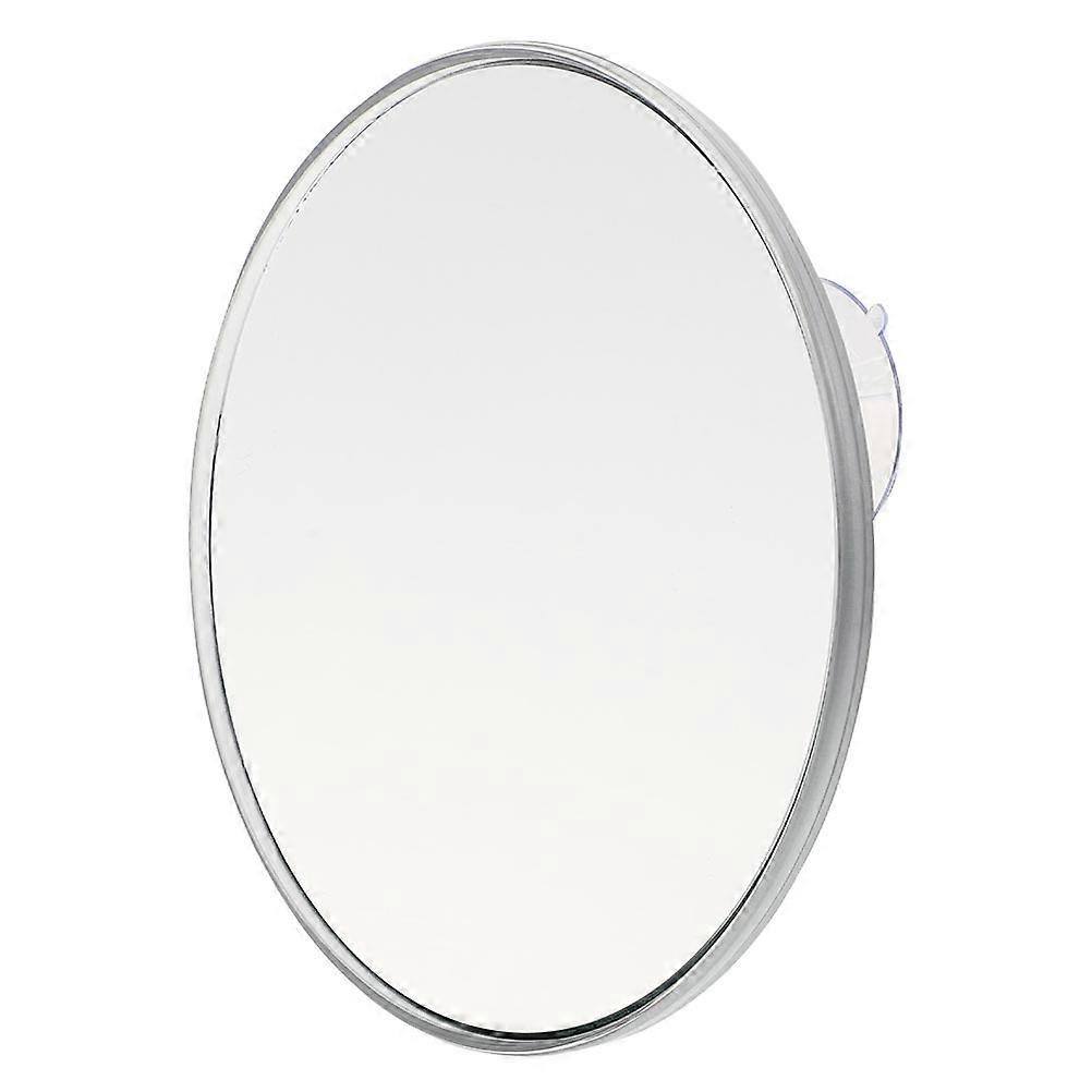 White Suction Cup Cosmetic Mirror for Makeup Use 2Pcs Magnifying Design