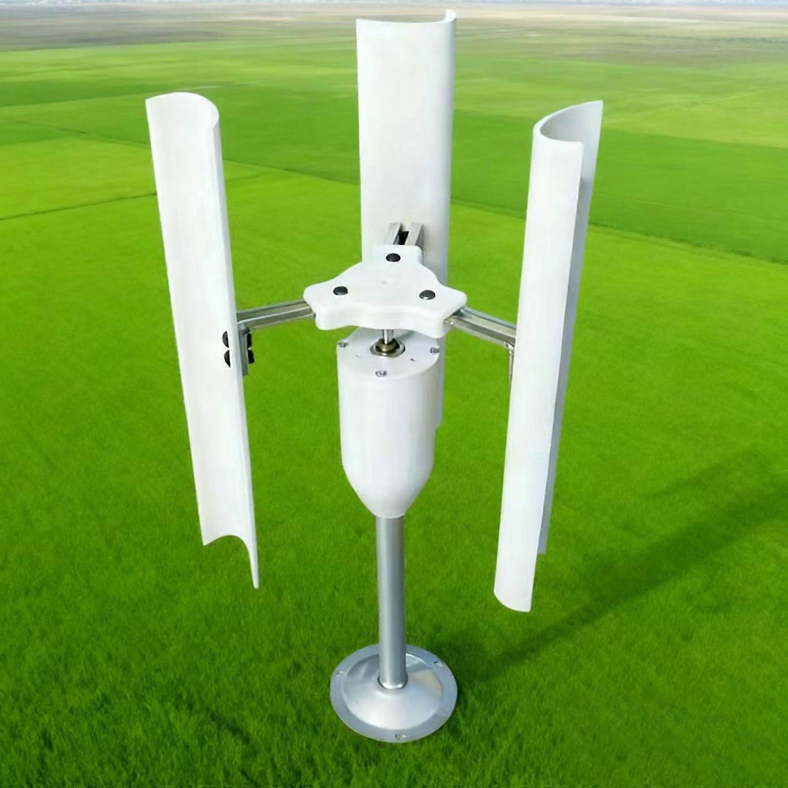 30W Vertical Axis Wind Turbine Generator with 3Phase Permanent Magnet for DIY Science Projects