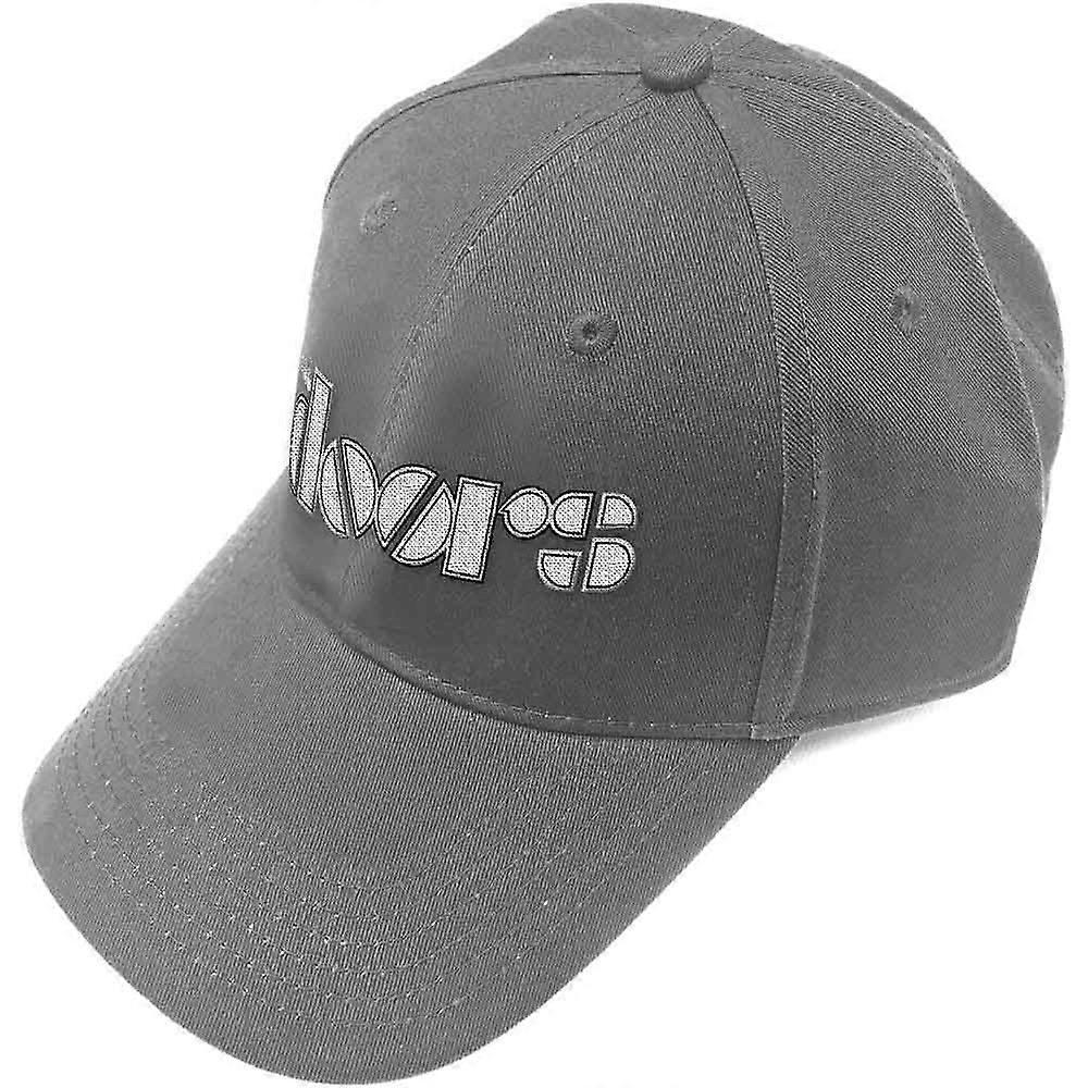 The Doors Classic Band Logo Grey Strapback