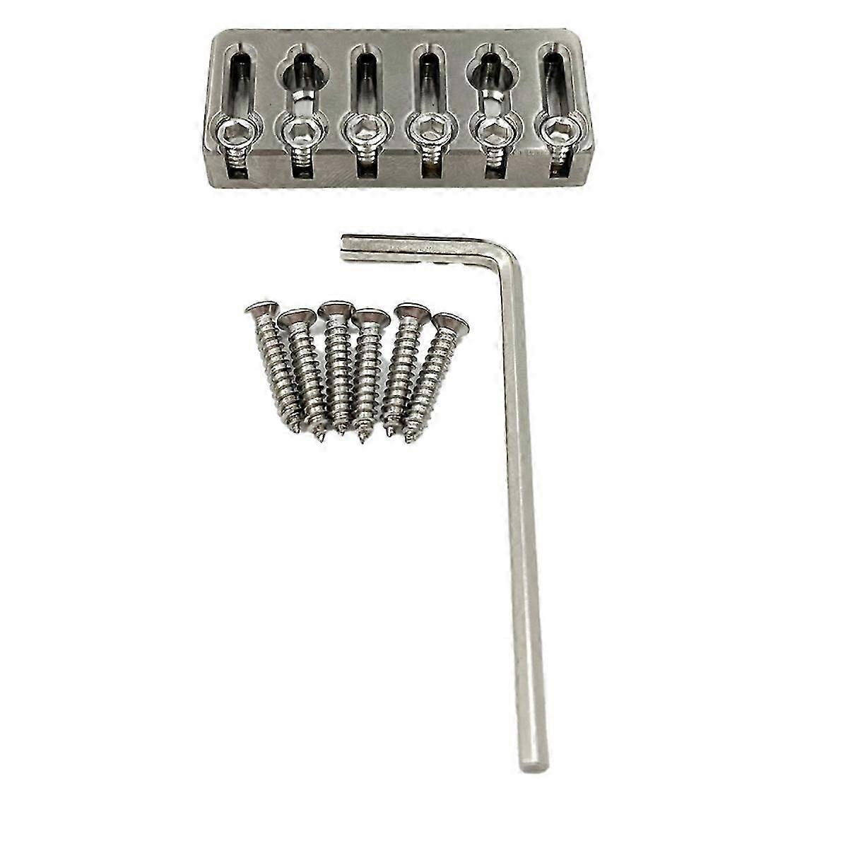6 String Headless Guitar Bridge String Lock for 6 String Headless Electric Guitar