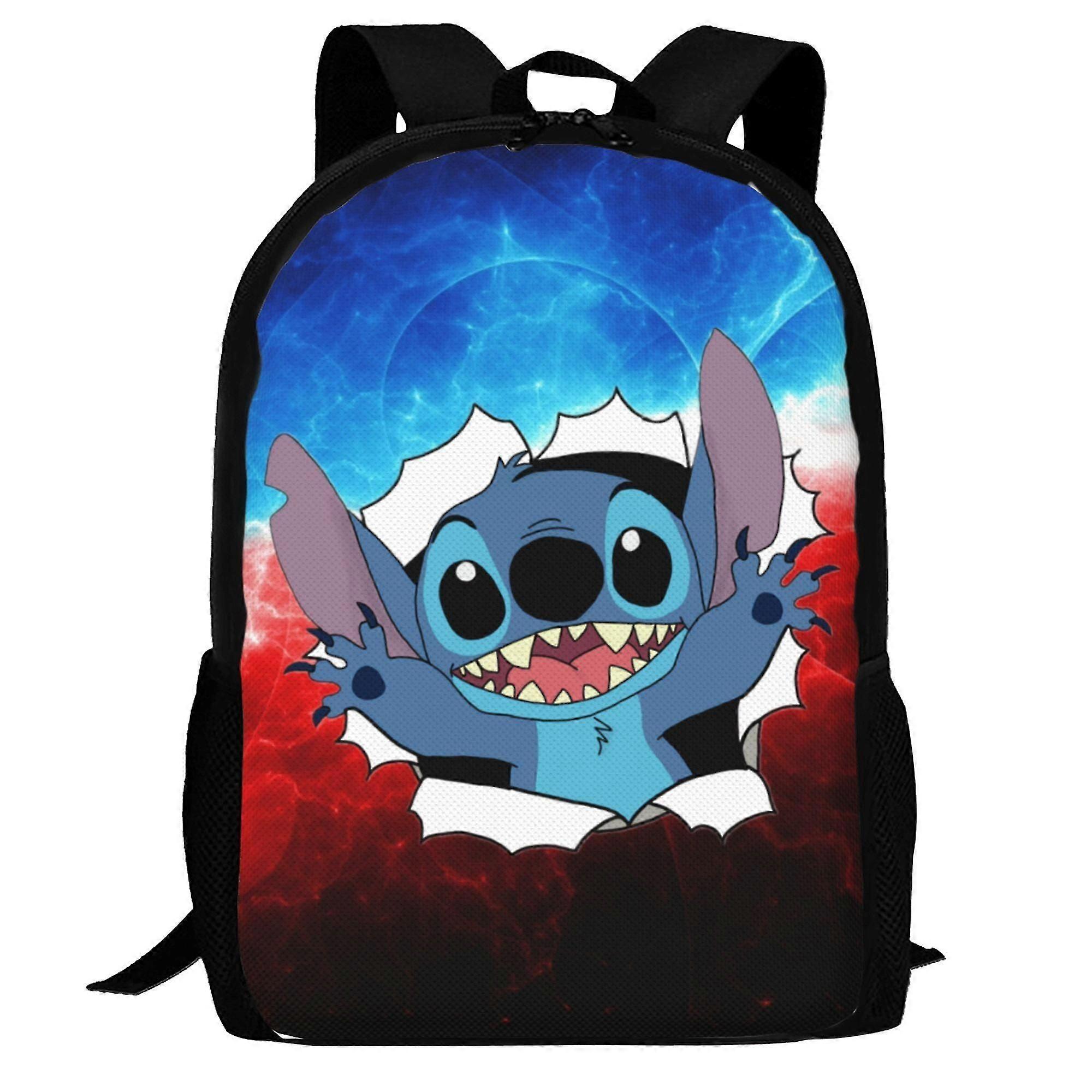 j4179 Lilo & Stitch Backpack for Kids Boys Girls Large Capacity Multifunction School Backpacks Lightweight Sports Travel Laptop Bag Daypack e4179