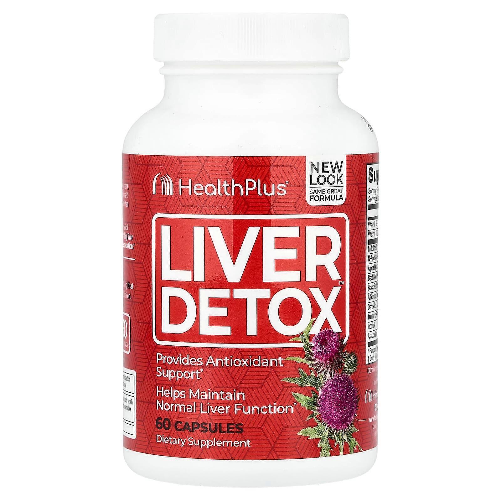 Health Plus Inc., Liver Detox, 60 Capsules