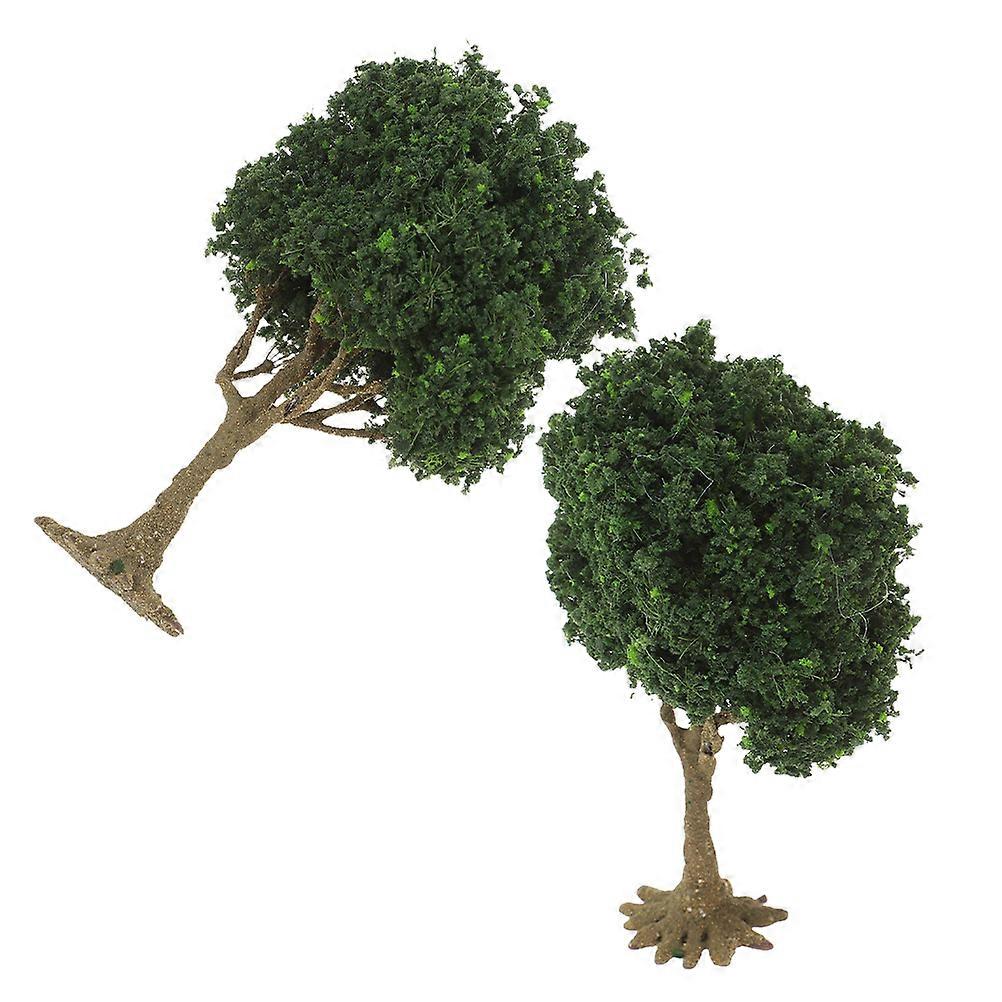 Model Railroad Trees for Landscape Featuring 4Pcs Miniature Trees