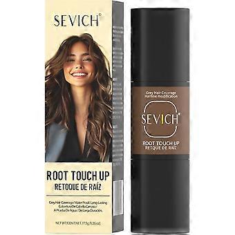 Natural Look Dual-end Hair Color Stick Hair Concealer Waterproof Hair Shadow Sweatproof Easy To Use Long Lasting Hairline Powder Quick Makeup