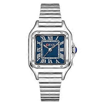 Watch Square Dial Black Leather Office Casual Evening,ONFS-1517-BSBL