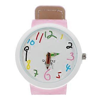 Children Watch Lovely Kids Decor Watch with Pencil Pointer 1Pcs