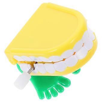 12pcs Wind-up Speelgoed Tanden Vorm Clockwork Speelgoed Halloween Party Favor Goody Bag Filler