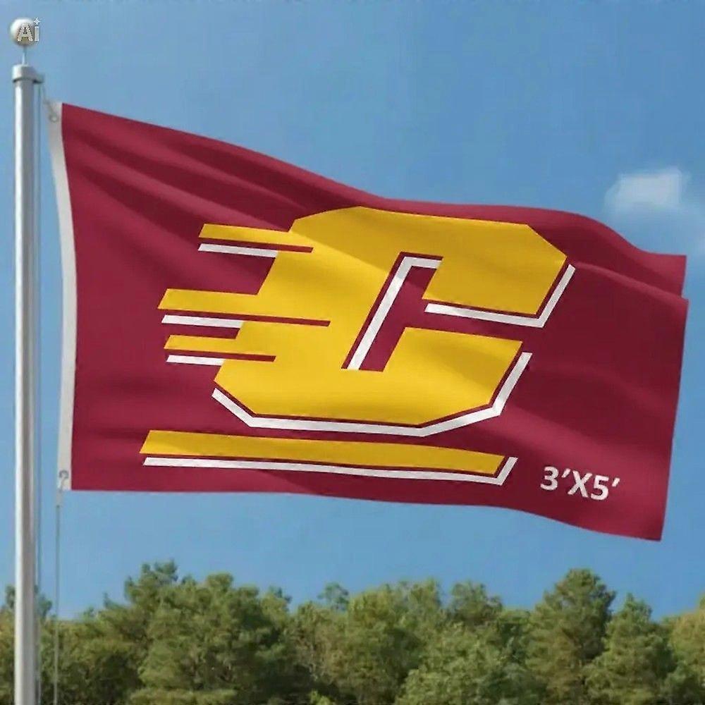 Central Michigan University Chippewas Flag Multiple sizes