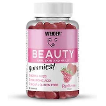 Gummies beauty hair and nails 40 Jelly beans (Raspberry)
