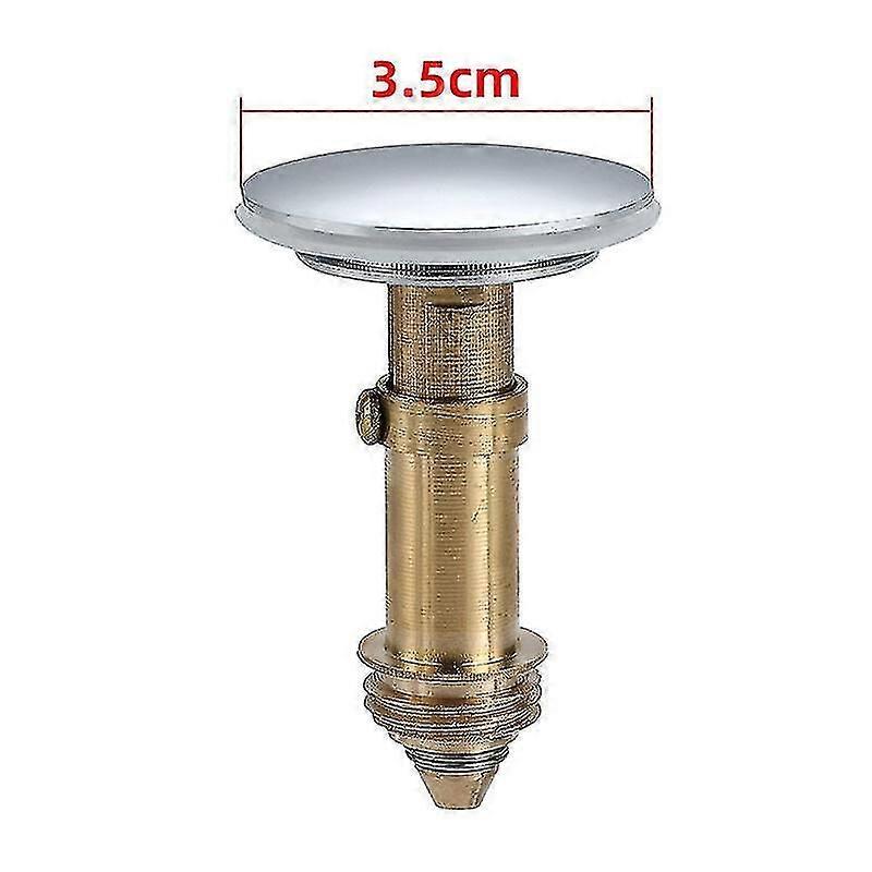 2 Pack Pop Up Push Button Drain Stopper