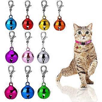 sliver Color10PCS Sinos para Animais de Estimação para Cães e Gatos, Sinos Jingle para Coleira de Animais de Estimação Charme Rastreamento de Animais de Estimação, Pequenos Sinos para Acessórios de Artesanato DIY Uso Diário para Animais de Estimação 
