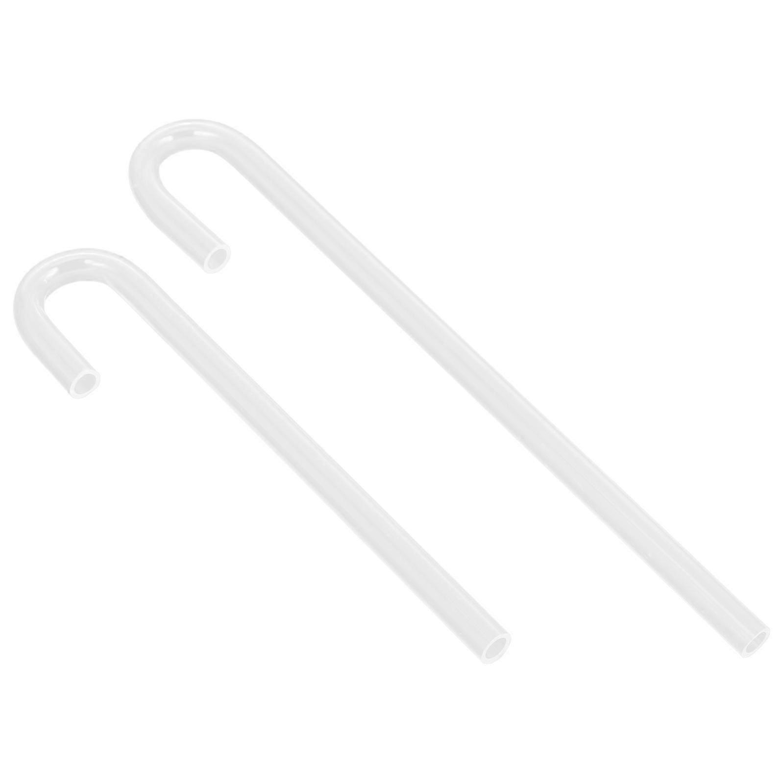 Fish Tank CO2 Diffuser Tubes, Acrylic U Shape, 2Pcs for Aquarium