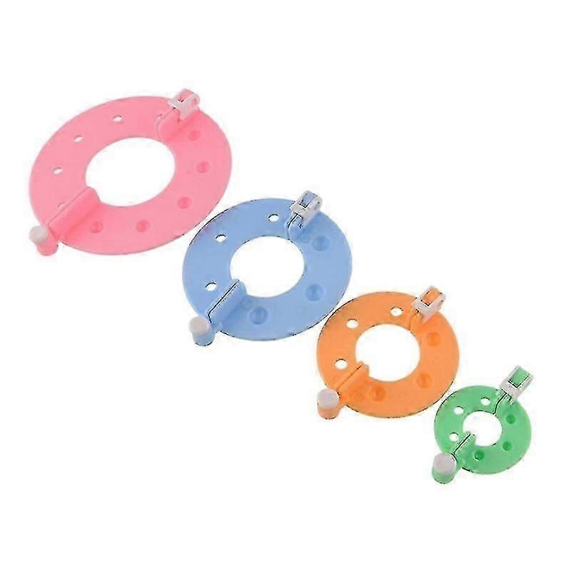 Pompom Maker 4 Pcs Different Sizes Pom-Pom Maker For Fluff Ball Diy Wool Knitting Tool