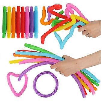 Tubes sensory tubes stretchable educational montessori tubes 8 pieces