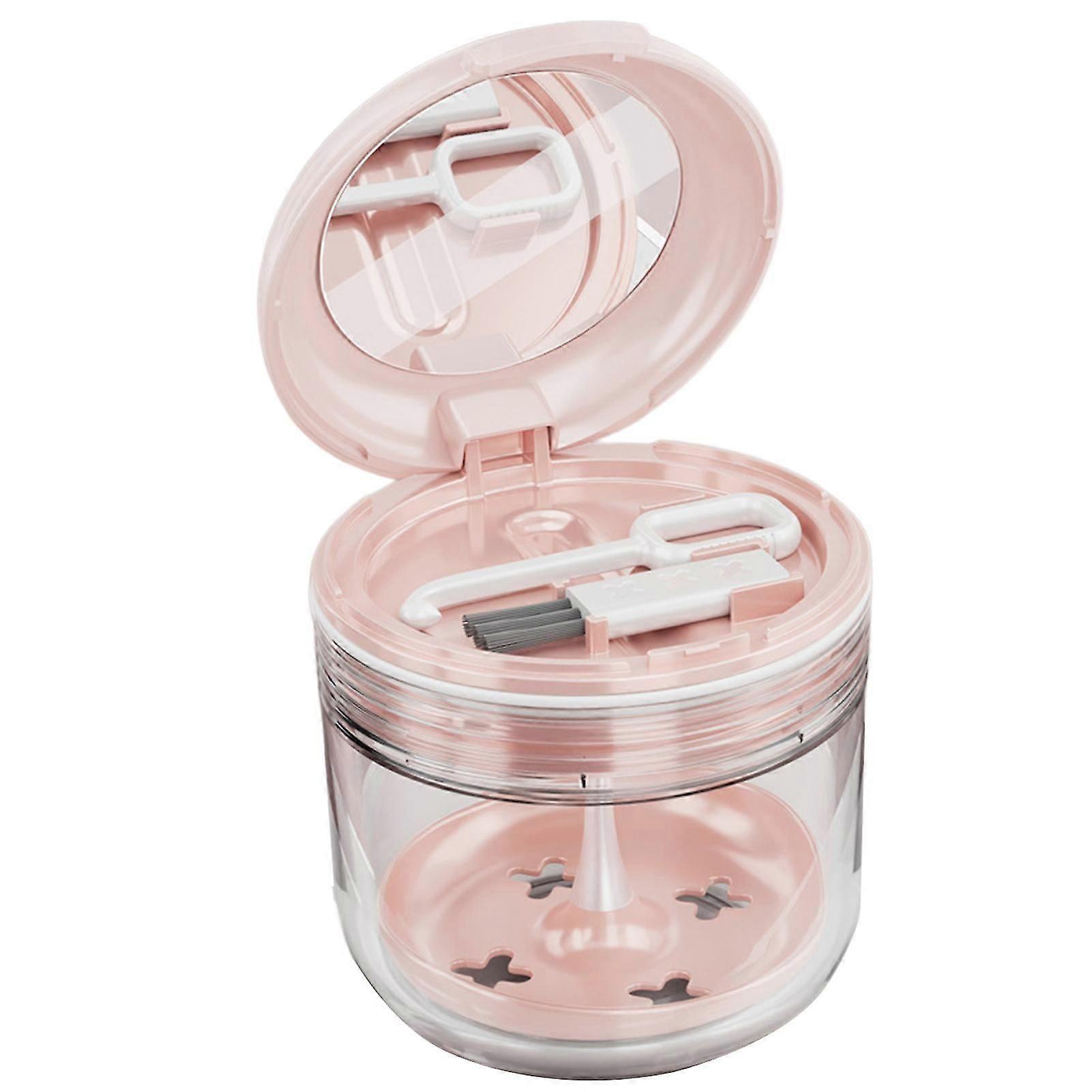 Dry Wet Separation Practical Double Layer Denture Case Removal Tool With Mirror