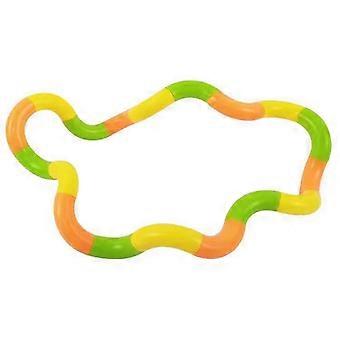 24-Segment Twist Snake Fidget Toy, Sensory Stress Relief and Focus Training for Kids and Adults