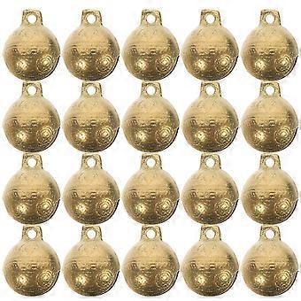 Tiger Head Bells for Festival Decoration 20Pcs Copper Collar Bells