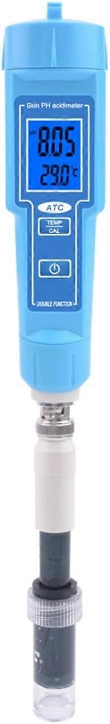 Digital pH Temperature Meter Pen with Automatic Compensation IP67 Blue