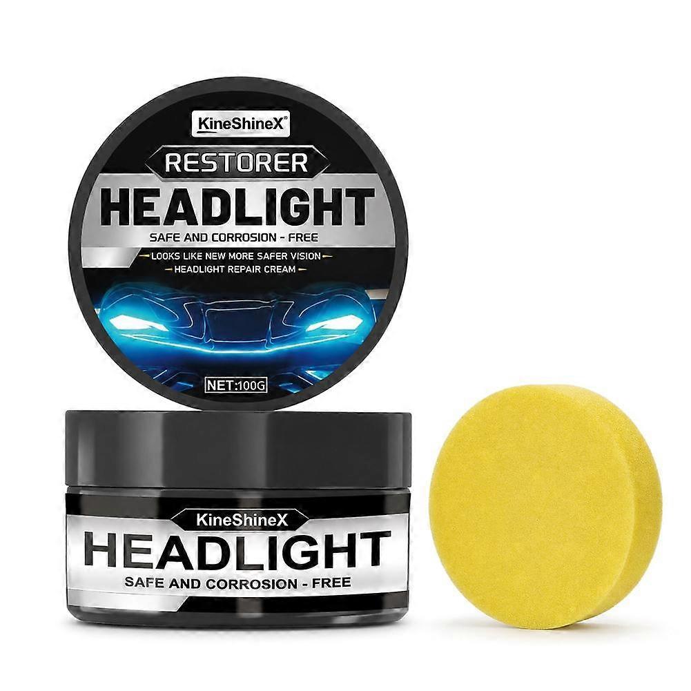 Headlight Restoration Paste Clear Vision Corrosion Free Easy Application