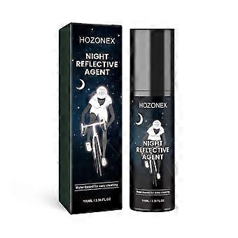 Reflective Night Spray for Clothing & Bikes  Fluorescent Glow-In-The-Dark Safety Coating, Easy Spray Application