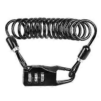 Bicycle Lock Password Device Anti 3 Number Long Spring Wire Bike Riding Safety Accessories Bicycle L