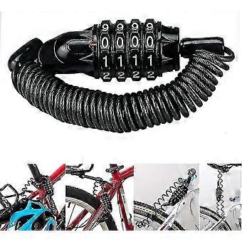 Almi Bike Lock Cable Mini Cycling Combination Bicycle Cable Lock Portable Anti-theft Gift