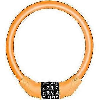 Bike cable Lock Combination cable, Portable Bike Lock with 4-digit Combination