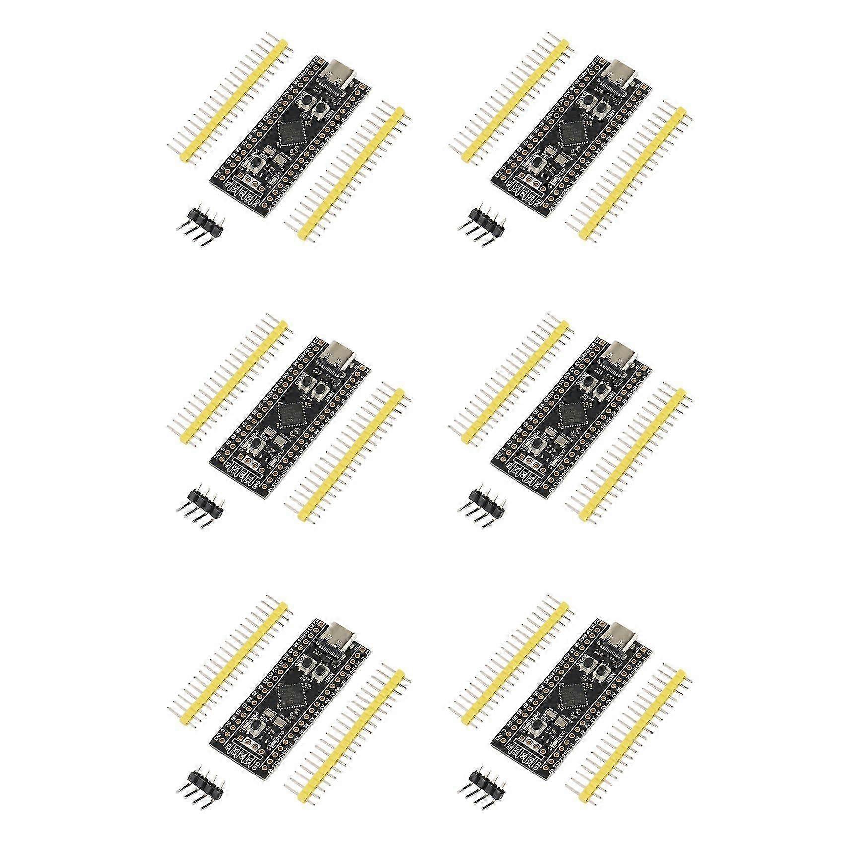 6X STM32F411 Development Board, STM32F411CEU6 STM32F4 Learning Board, Support compatible with MicroPython/Arduino Programming
