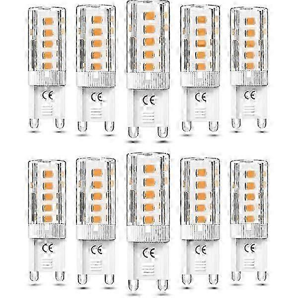 10pcs G9 LED Bulb Dimmable 5W 3000K Halogen Equivalent
