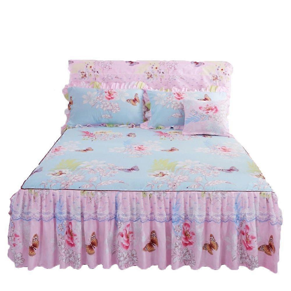 Romantic Ruffled Bedding Set For All-night Sleep