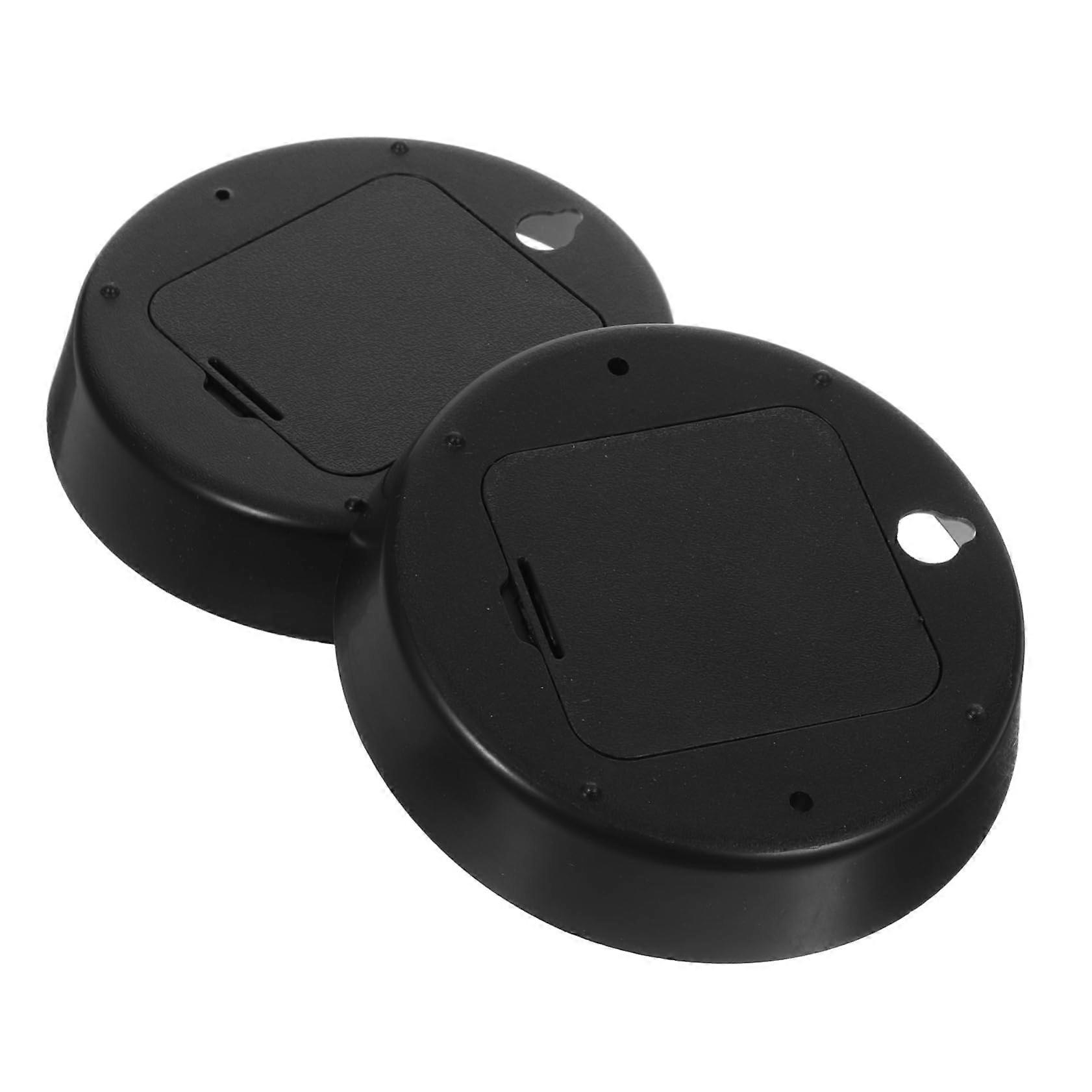 2pcs Plastic Clock Movement Back Covers Protective Universal Fit for DIY Wall Clock Replacement