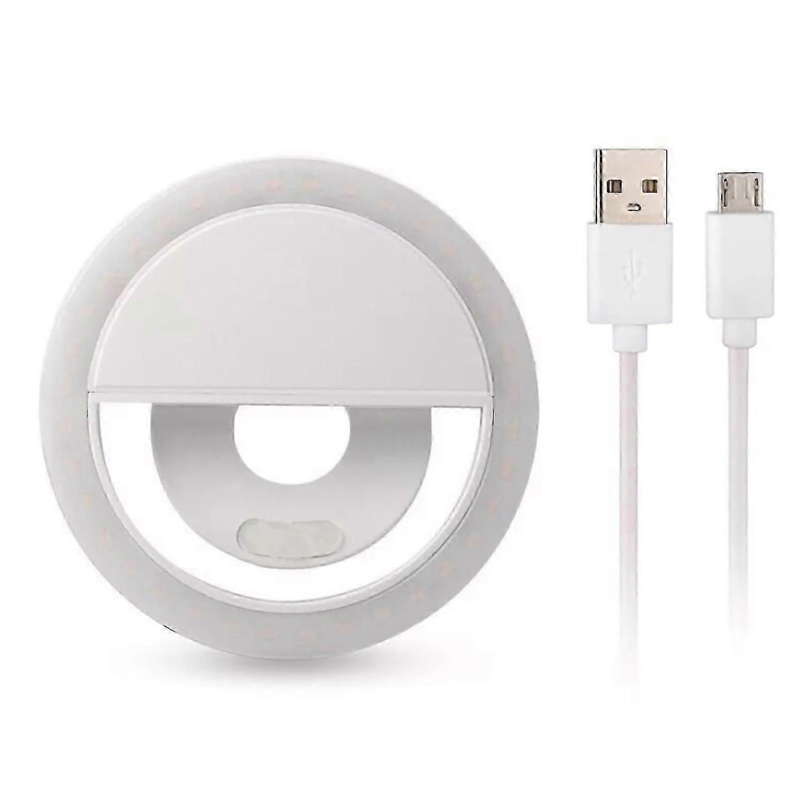 3-Level Dimmable USB LED Ring Light