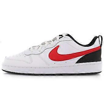 Nike Court Borough 2 Low Blanc Rouge Université GS BQ5448-110