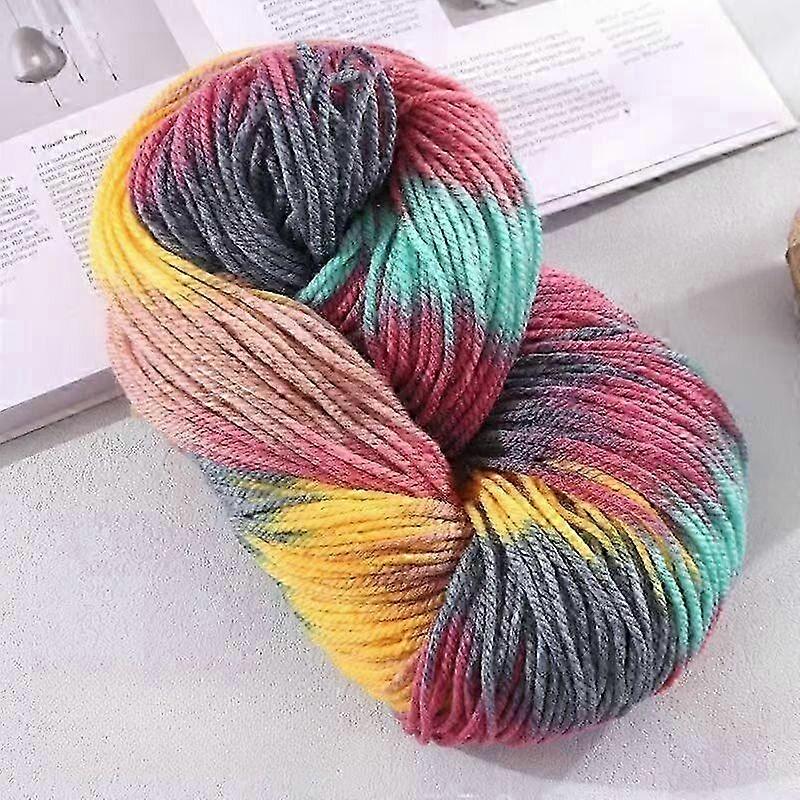 245-Segment Rainbow Alpaca Yarn