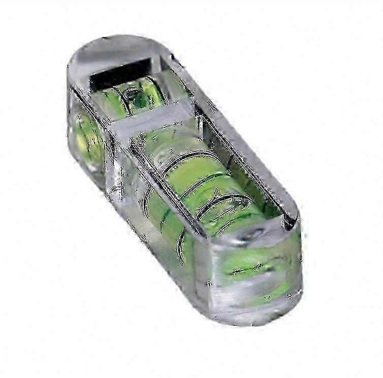 2pcs T-type Mini Acrylic Bubble Spirit Level Adjustment Measuring Tool