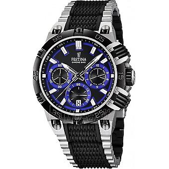Festina chrono sport Quartz Analog Man Watch with F16775/5 Rubber Bracelet