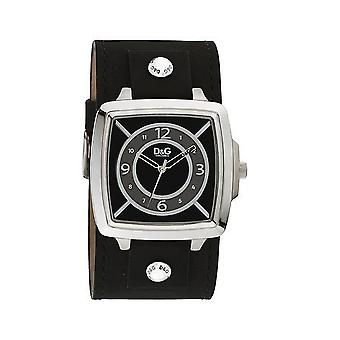 D & g Big nose Quartz analogt mand ur med Cowskin armbånd DW0180