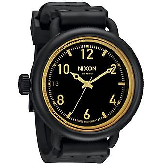 Nixon october Quartz Analog Man Watch with A4881354 Rubber Bracelet