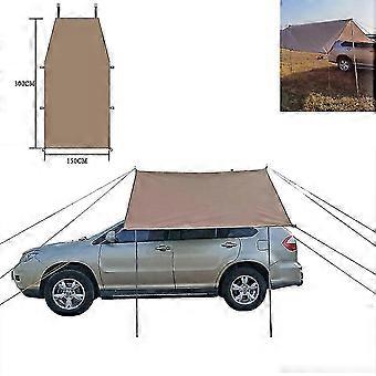 Car Side Awning Waterproof Rooftop Car Sun Shelter Tent Roof compatible with SUV Minivan Hatchback Camping Outdoor Travel