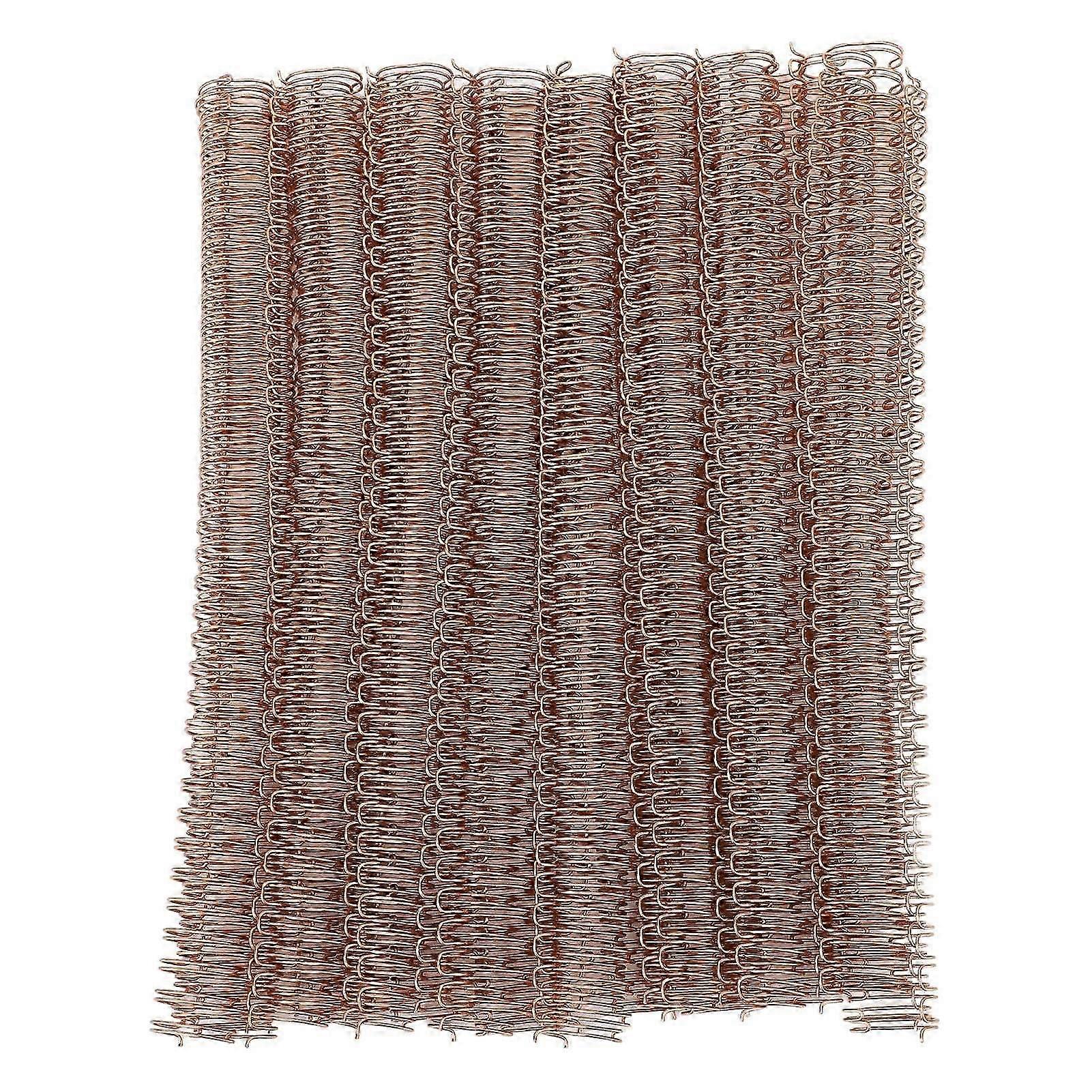 100pcs 9/16 Inch Wire Binding Spines, 120 Sheet Capacity, Double Loop Spiral Binding, Double Loop Wire, Binding Spines QXT64