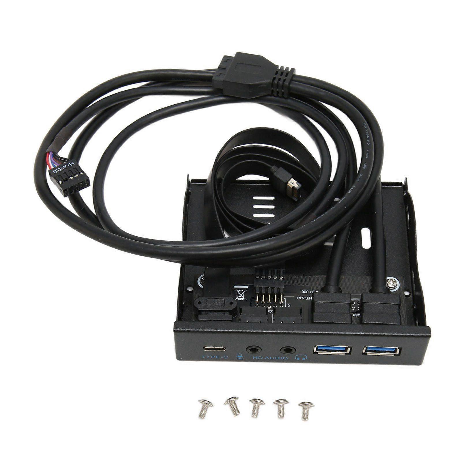 Front Panel USB 3.2 Hub 10Gbps Plug and Play Iron Shell Floppy Disk Reader for Win for Linux YEMMA