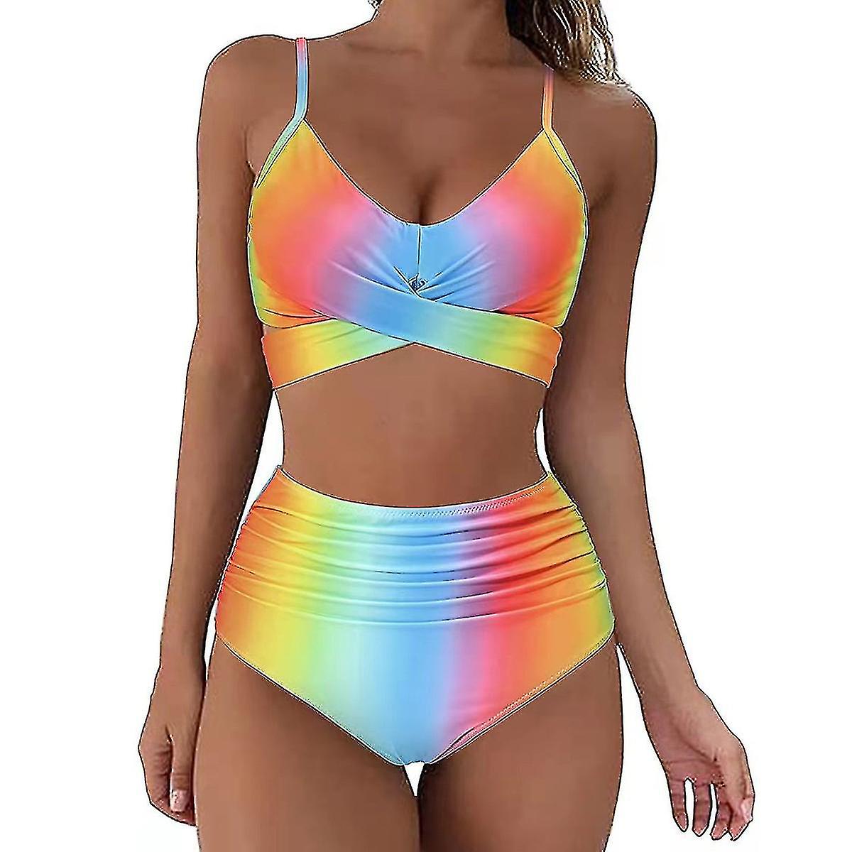 Sexy Bikini Summer Floral Print Swimwear Push Up Women's Swimsuits