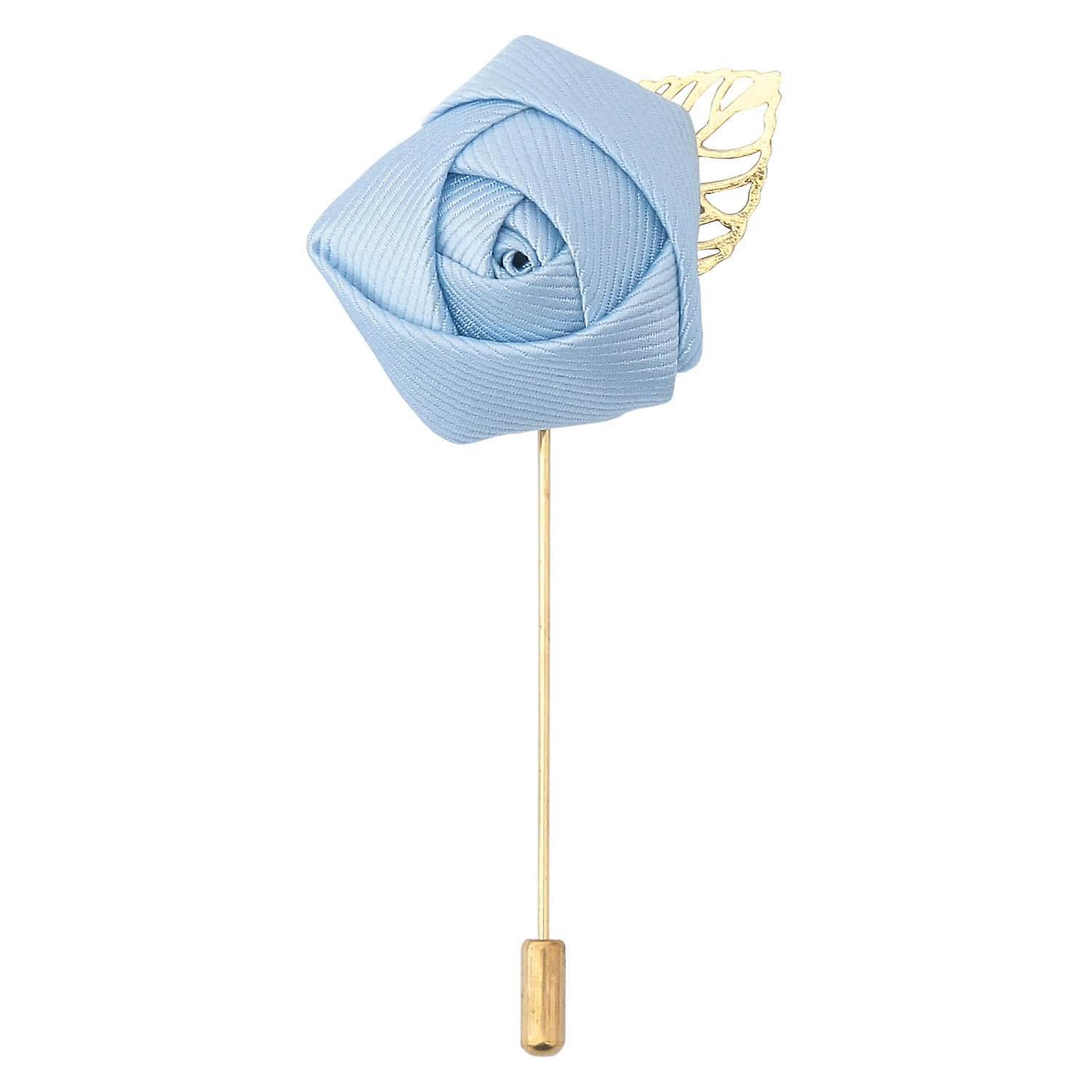 Ice Blue Plain Twill Lapel Pin