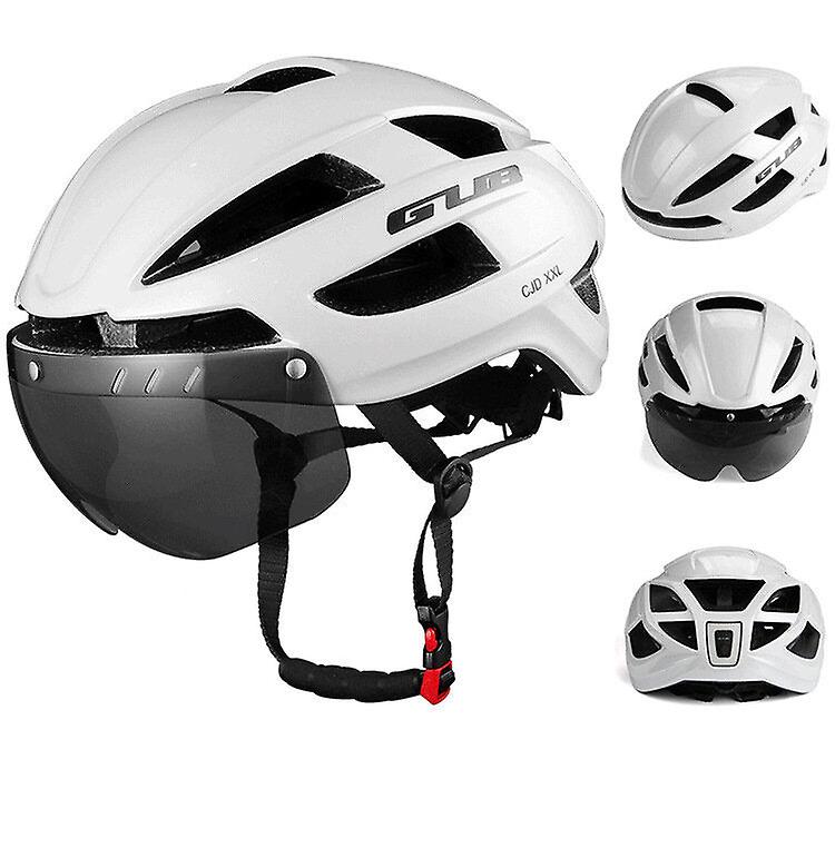 バイクヘルメット65cm自転車ゴーグル9モードテールライト通気性ヘルメット屋外安全サイクリング