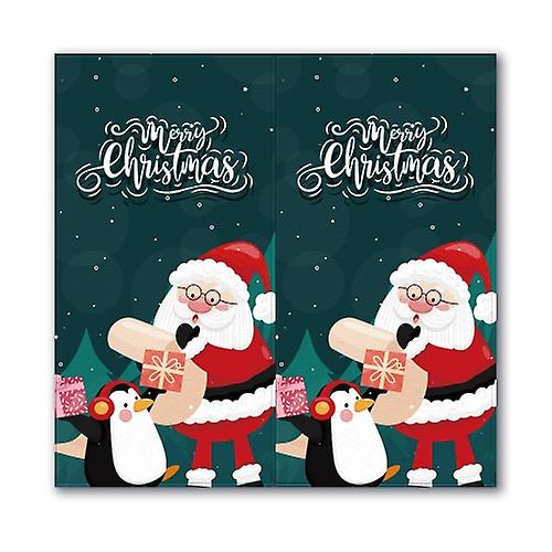4 förpackningar god jul Rektangulär presentförpackning Tätning klistermärken