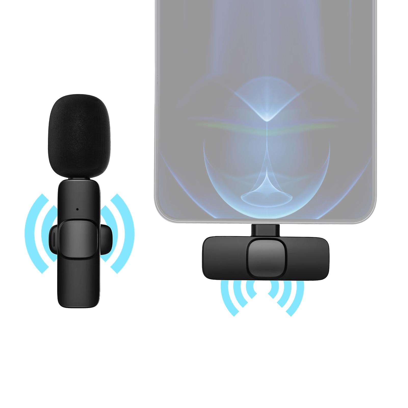 Mini Wireless Clip-on Lavalier Microphone Omnidirectional Mic
