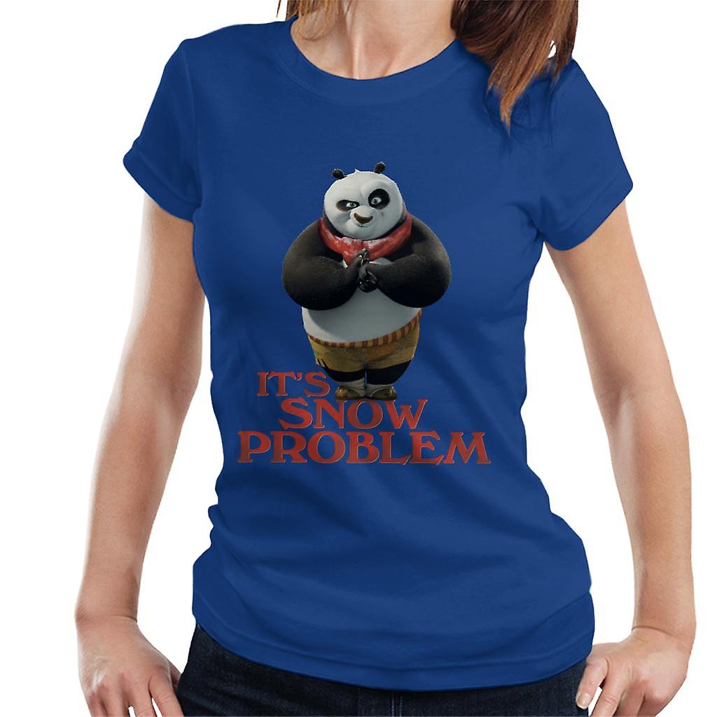 Kung Fu Panda Christmas It's Snow Problem Women's T-Shirt