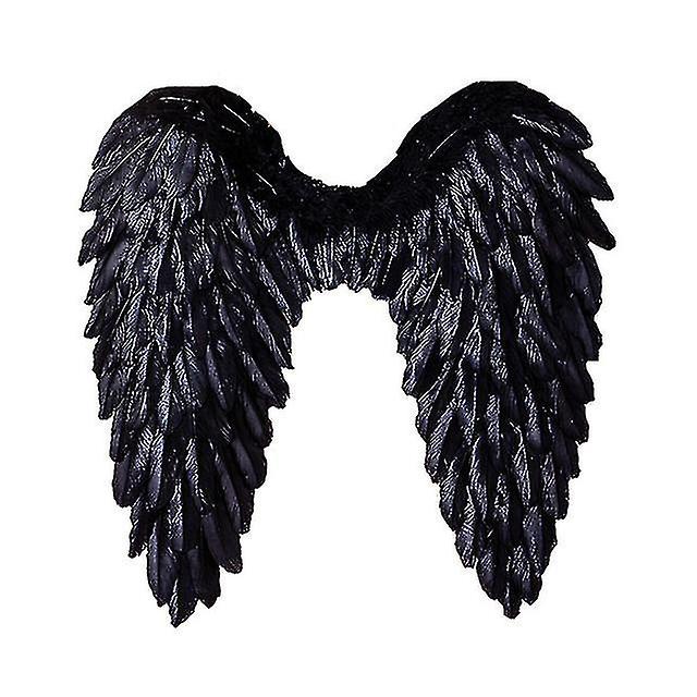 Jwl-angel כנפי נוצה ליל כל הקדושים קישוט חג המולד קישוט המפלגה אביזרים מופע מופע סצנה פריסה מלאך לנצח