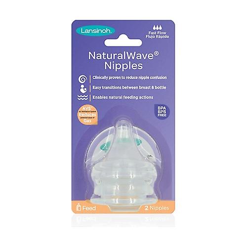 naturalwave fast flow teat 2 units