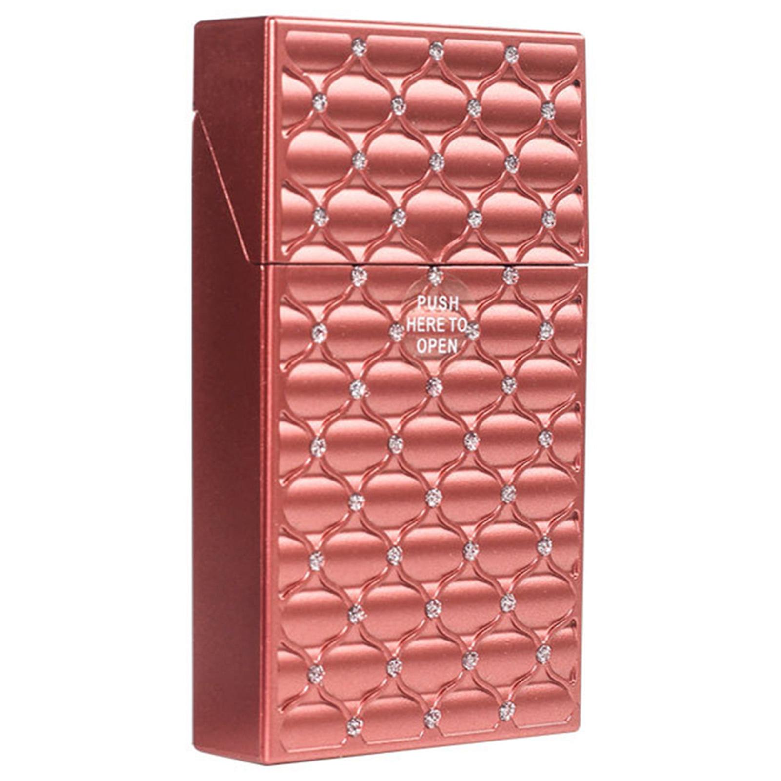 Plastic Cigarette Case Moisture And Crushproof Box With Flip Top Open